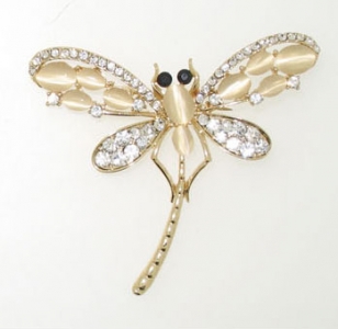 LARGE DRAGONFLY  BROOCH