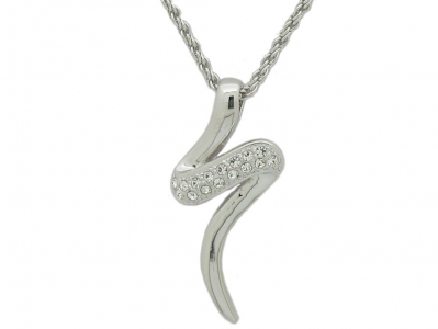 RHODIUM PLATED NECKLACE